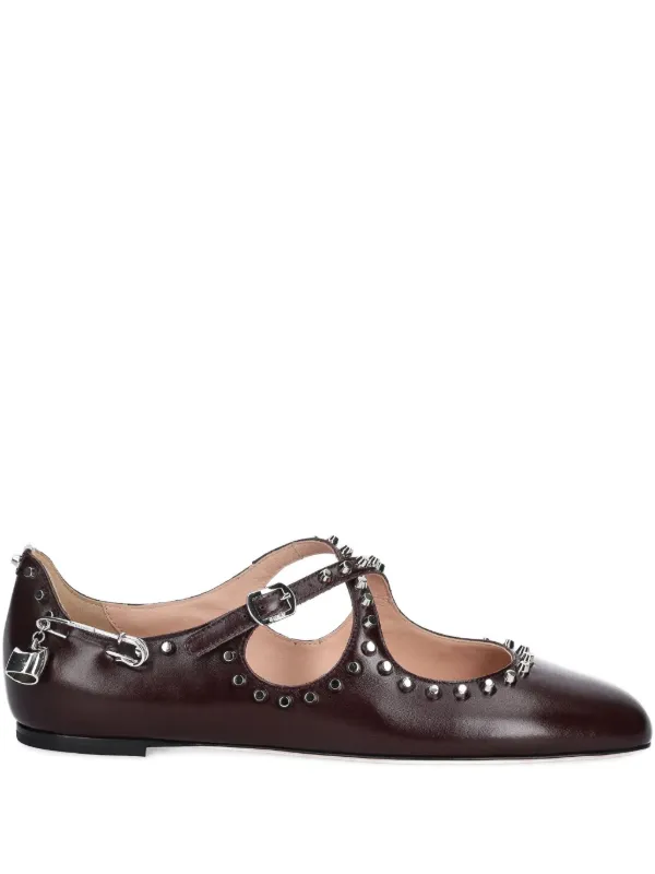 Bally Ballyrina Ballet Flats in Brown
