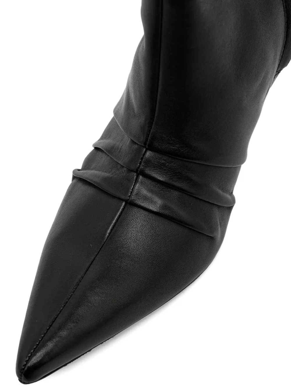 Patrizia Pepe 70mm Pointed-toe Boots In Black