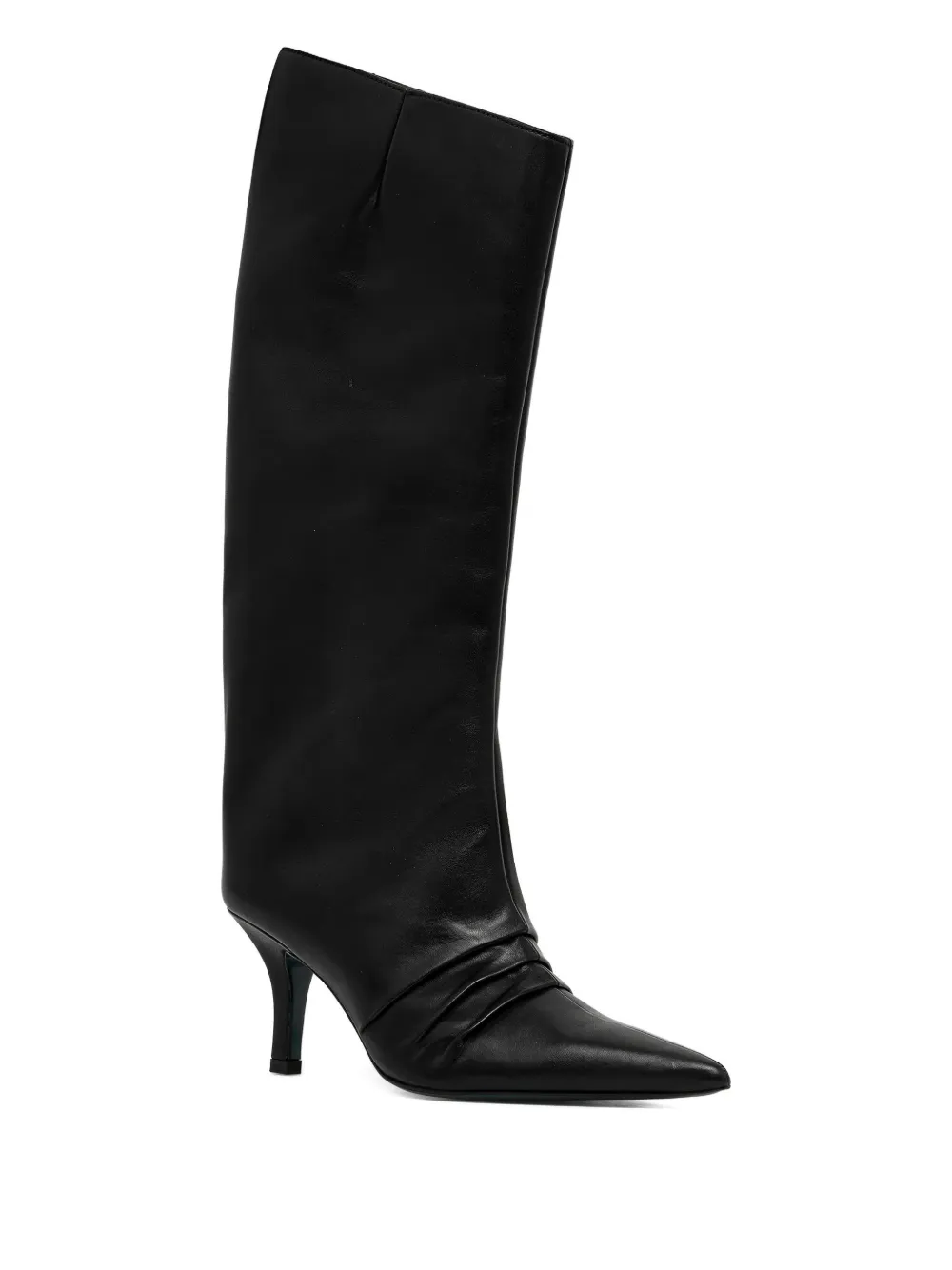 Patrizia Pepe 70mm Pointed-toe Boots In Black
