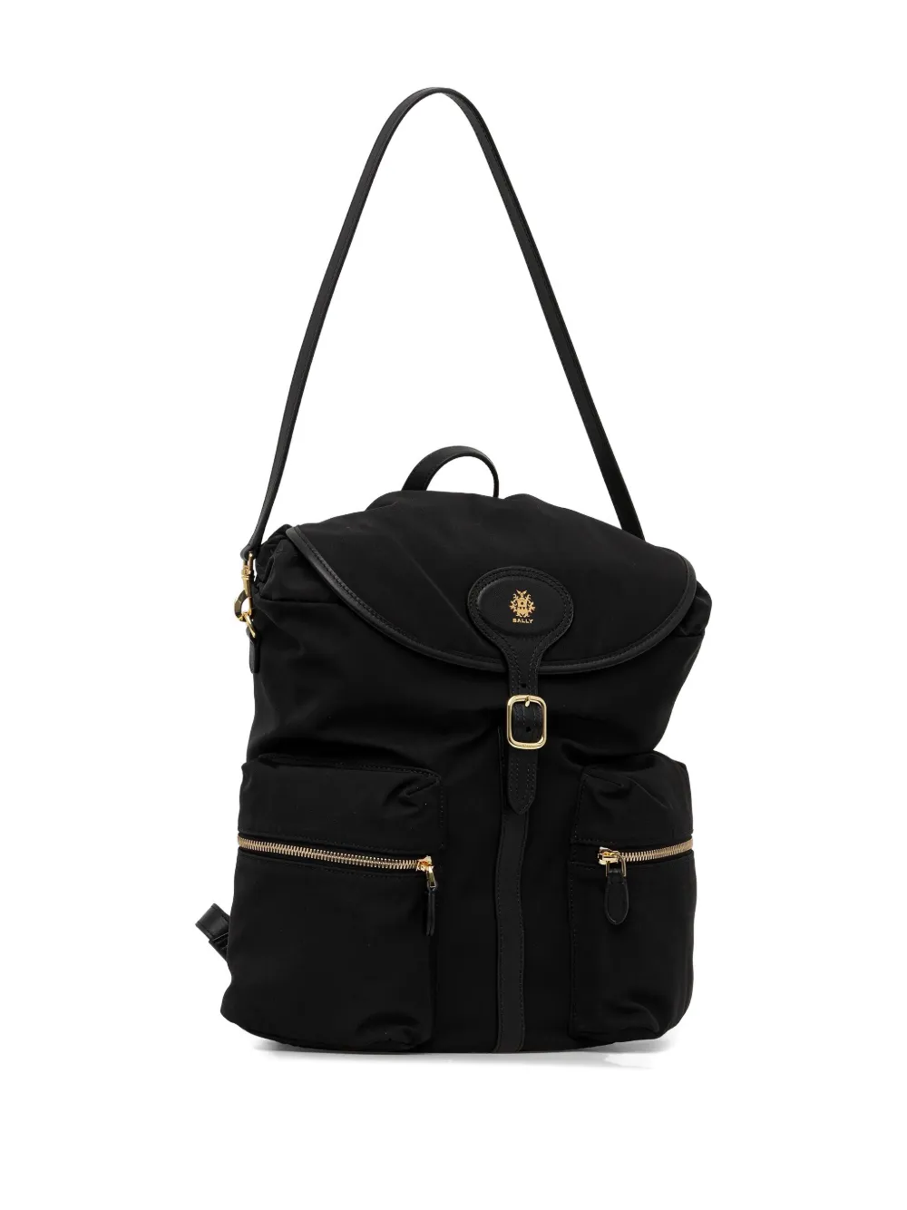 Bally Rugzak met logoprint Zwart