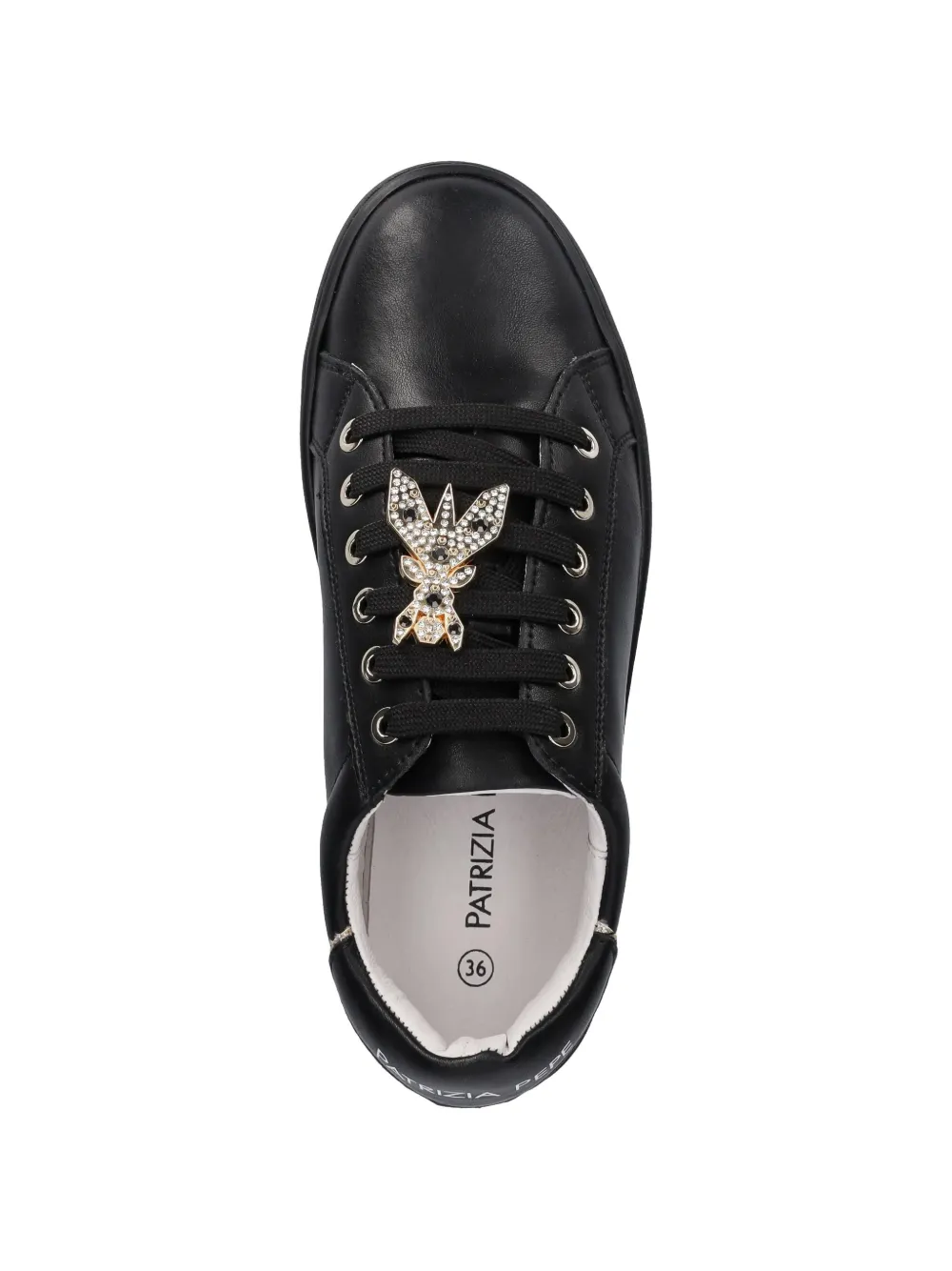 Patrizia Pepe girl Verfraaide sneakers Zwart