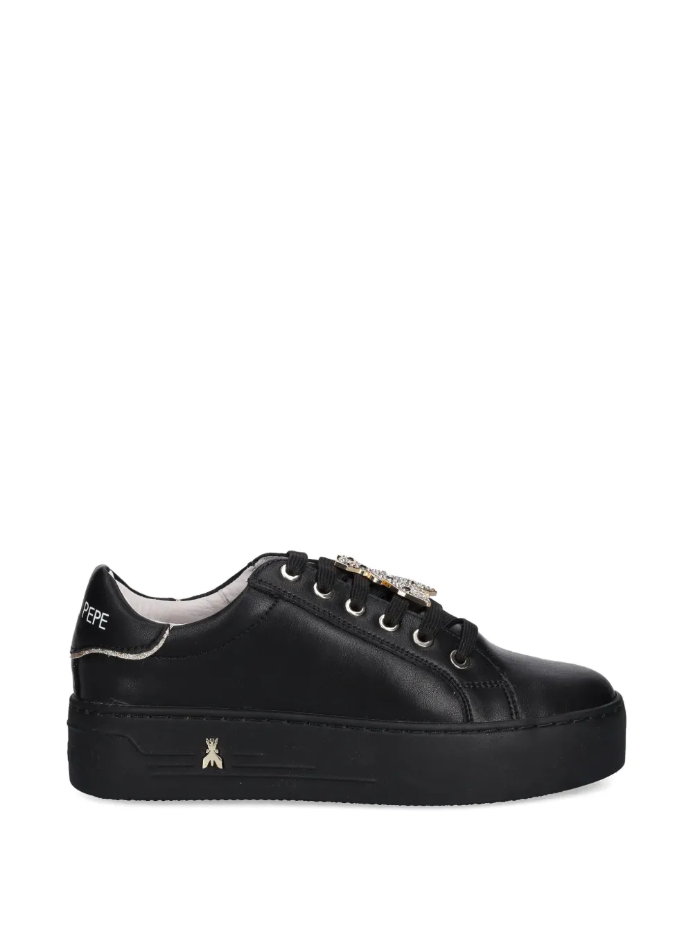 Patrizia Pepe girl Verfraaide sneakers Zwart