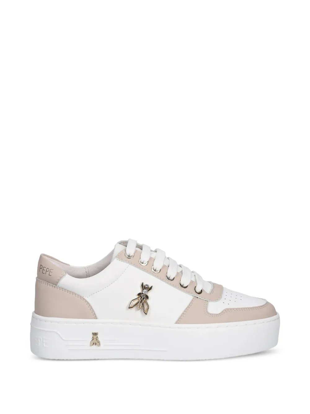 Patrizia Pepe girl Sneakers met Fly-detail Wit