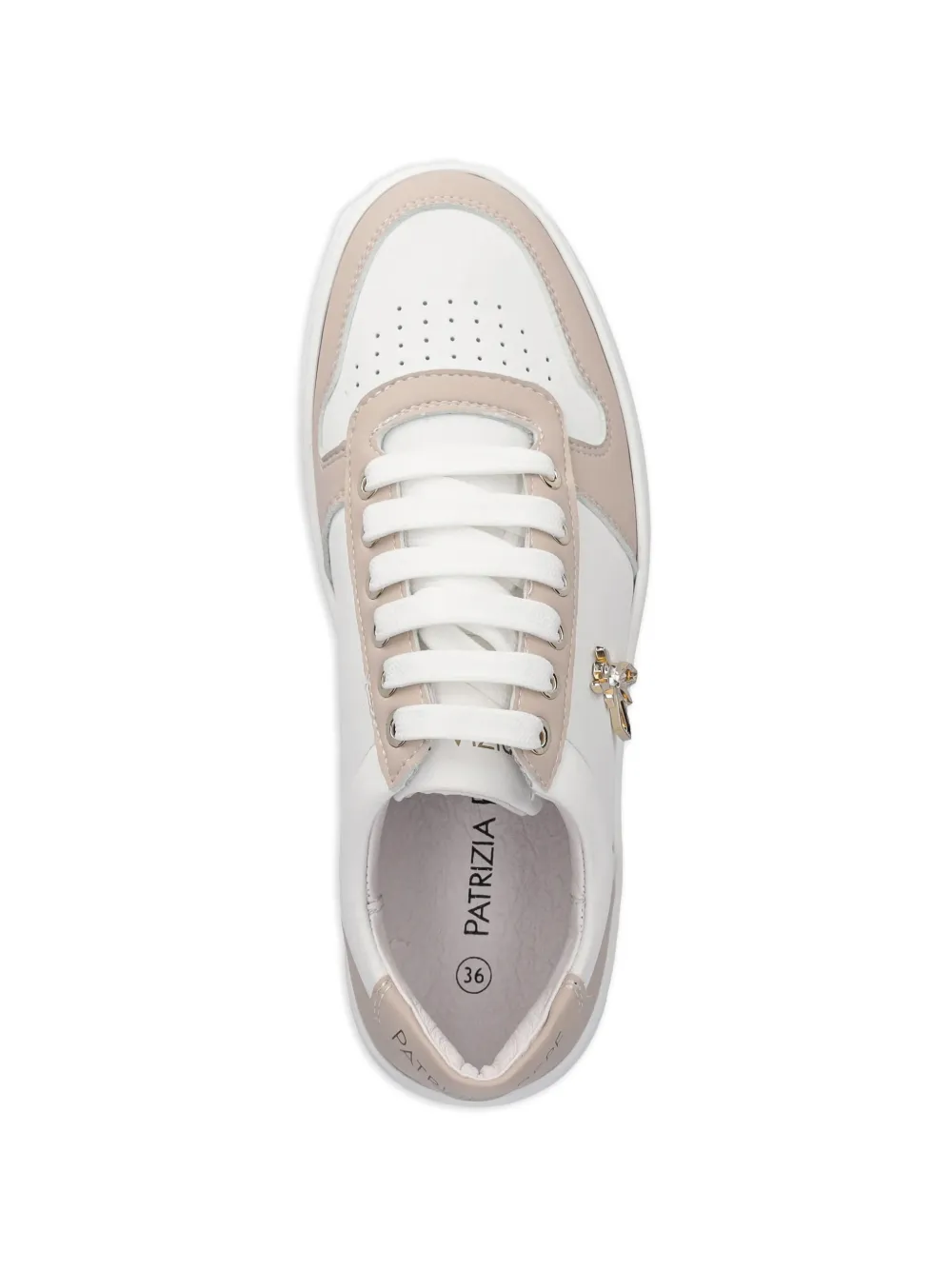 Patrizia Pepe girl Sneakers met Fly-detail Wit