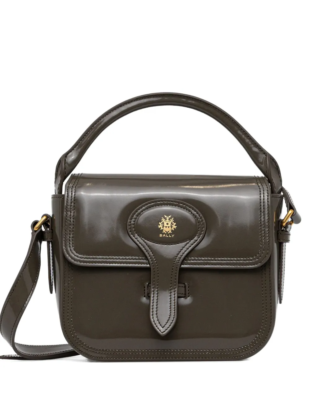 Bally Mini Beckett Tote Bag In Green