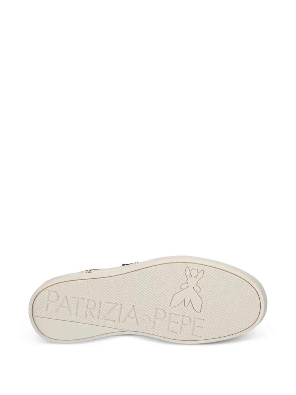 Patrizia Pepe girl Sneakers met ronde neus en Fly-detail Bruin