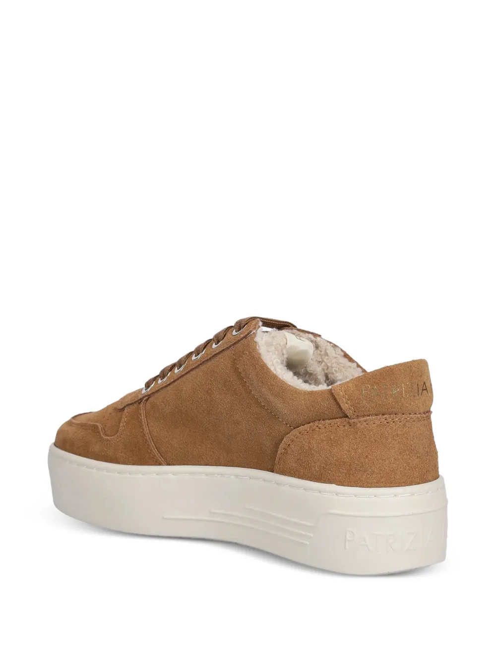 Patrizia Pepe girl Sneakers met ronde neus en Fly-detail Bruin