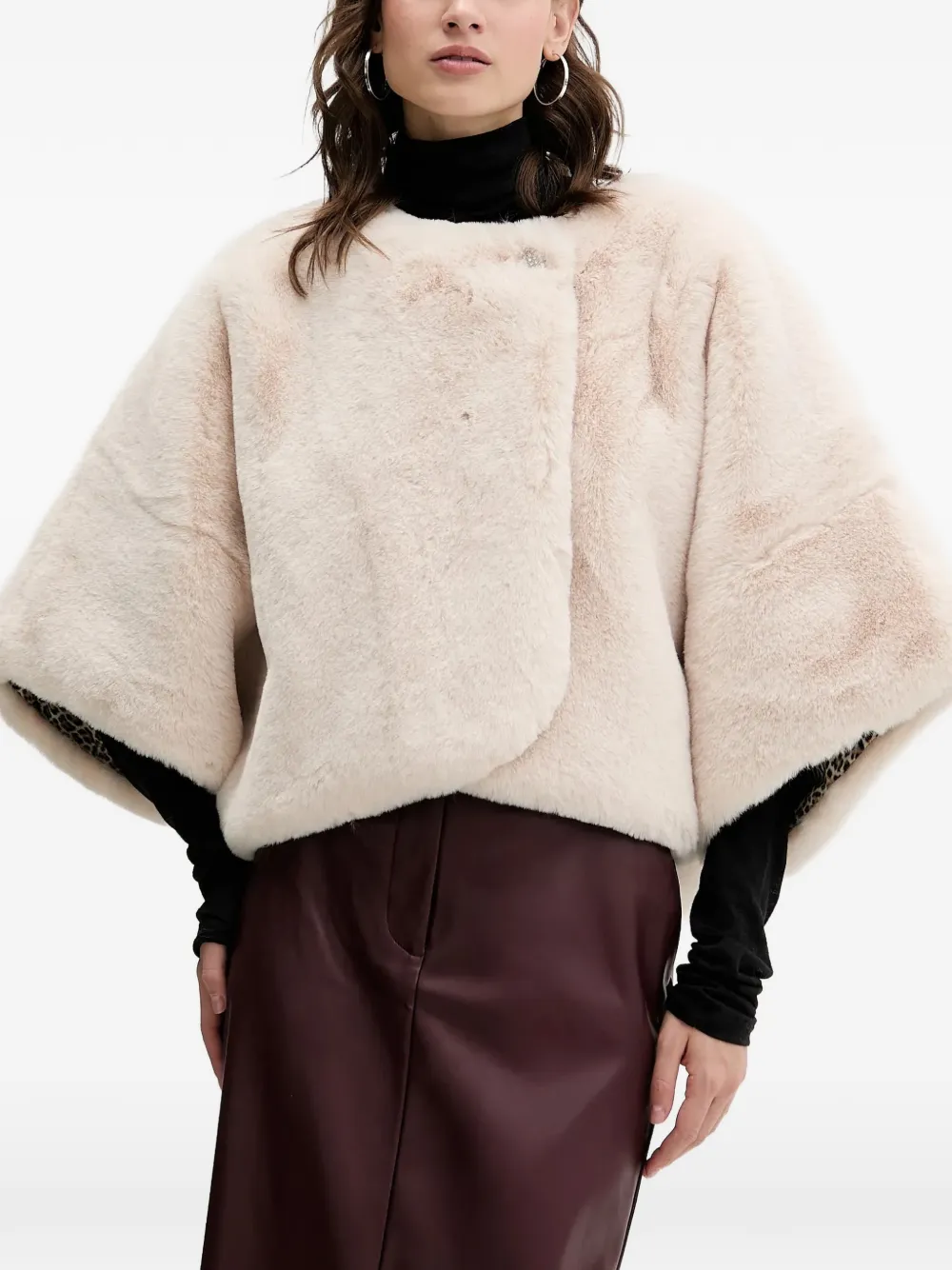 Blumarine single-breasted coat | Neutrals | Image 1