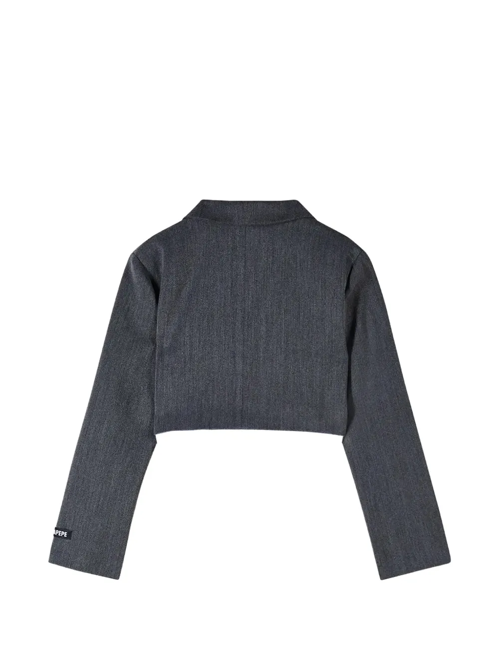 Logo-Patch Buttoned Blazer