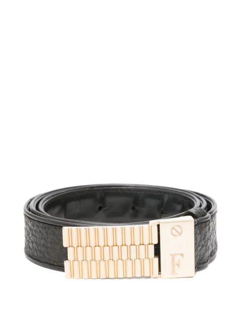 Gianfranco Ferré Pre-Owned 1990s engraved-buckle belt