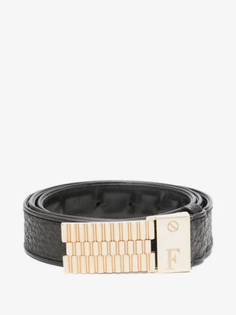 Gianfranco Ferré Pre-Owned 1990s engraved-buckle belt