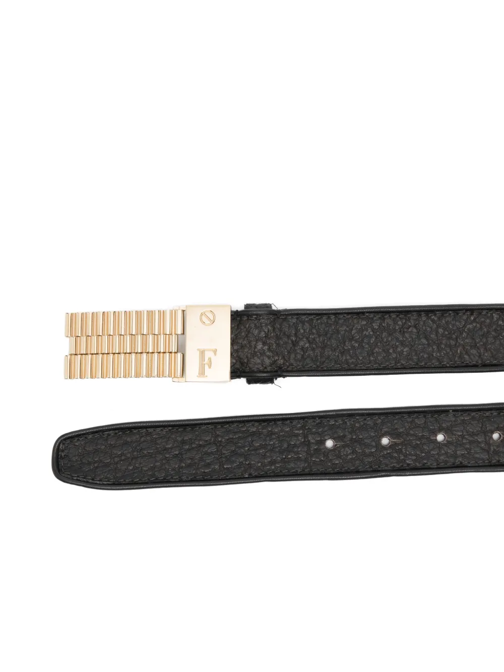 Gianfranco Ferré Pre-Owned 1990s Gürtel mit gravierter Schnalle | Image 2