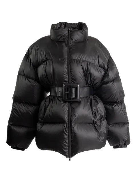 Balenciaga belted puffer jacket