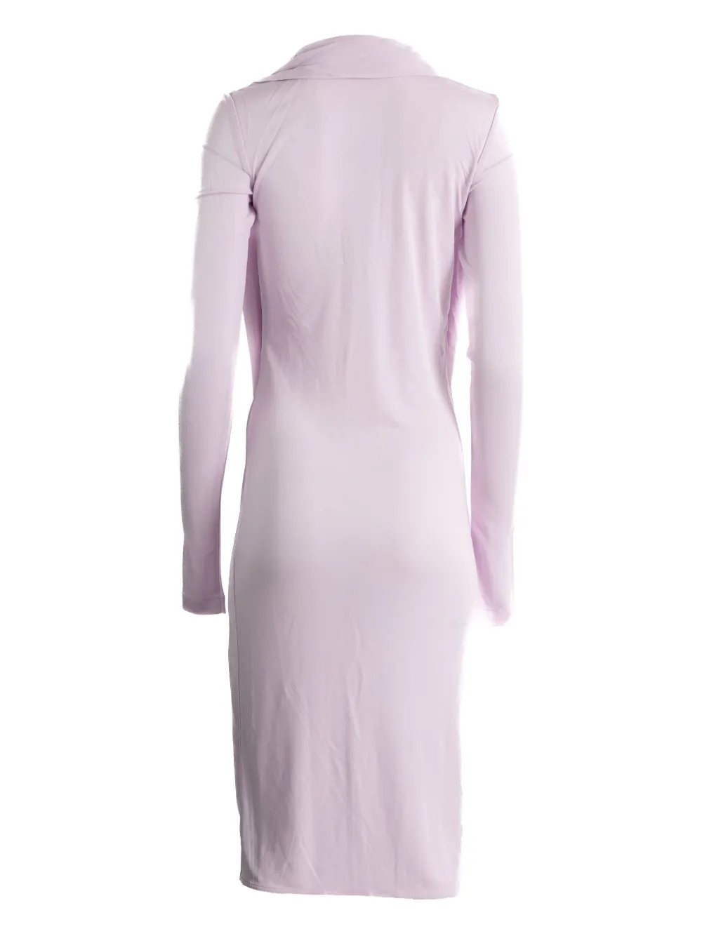 TOTEME Midi-jurk met V-hals - Paars