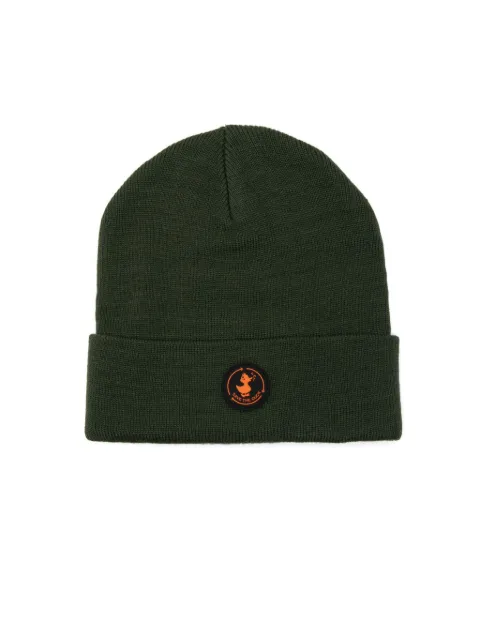 Save The Duck Kids logo patch beanie