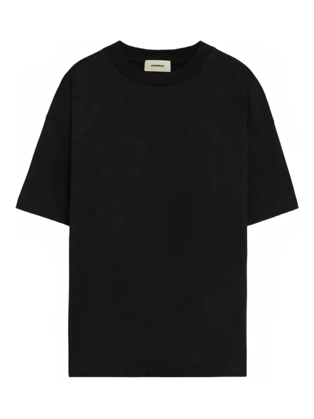 A Paper Kid playera con estampado de leopardo | negro | Image 1