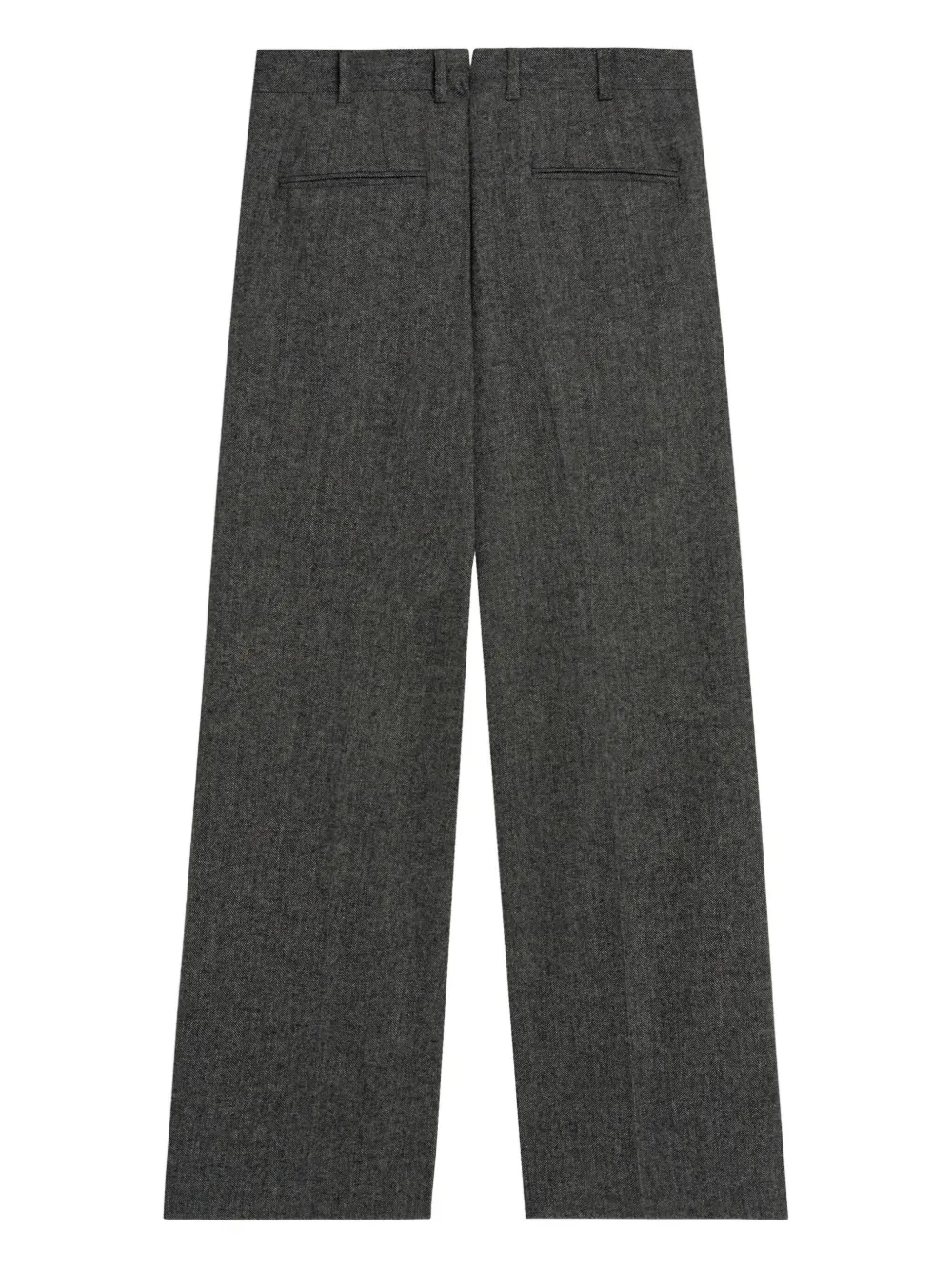 A Paper Kid Pleated Trousers In Gray