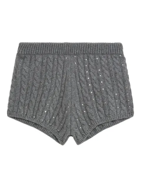 A Paper Kid shorts en tejido de ochos