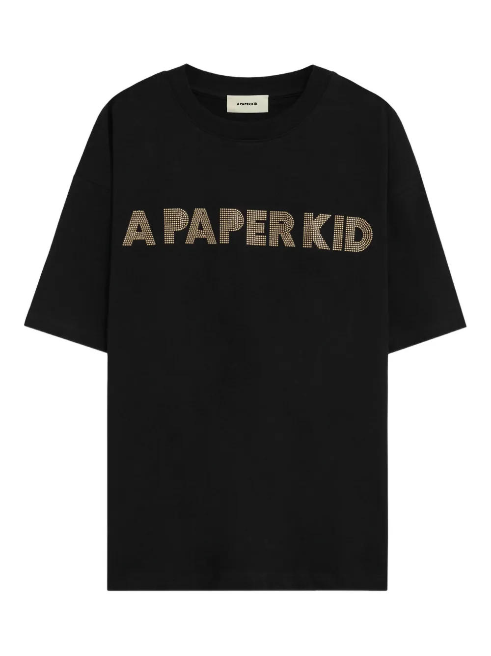 A Paper Kid Short-sleeve T-shirt In Black