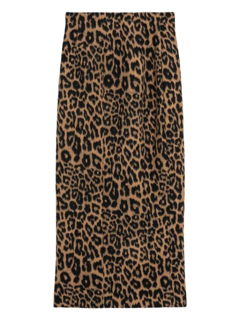 A Paper Kid leopard-print skirt