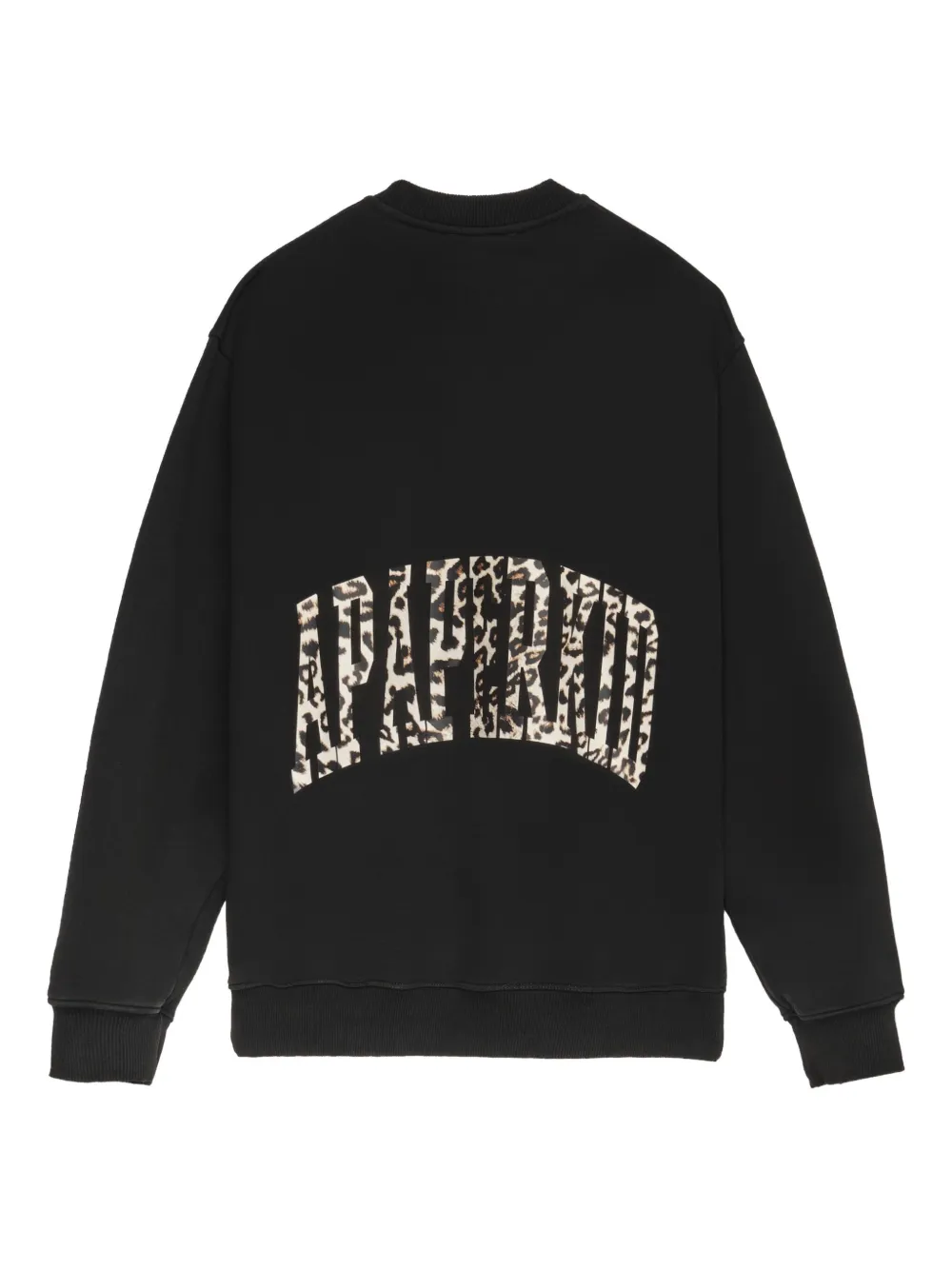 A Paper Kid Sweater met ronde hals - Zwart