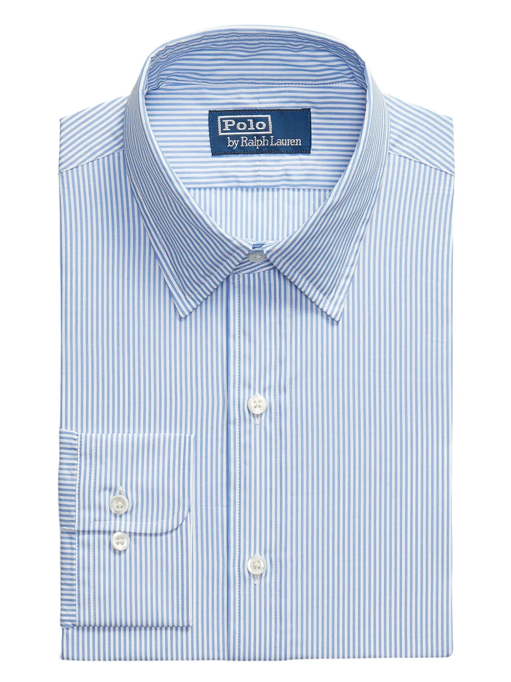 Polo Ralph Lauren striped-pattern long-sleeve shirt - Blue