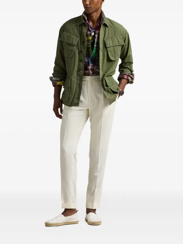 Polo Ralph Lauren Ripstop Shirt Jacket | Green | FARFETCH