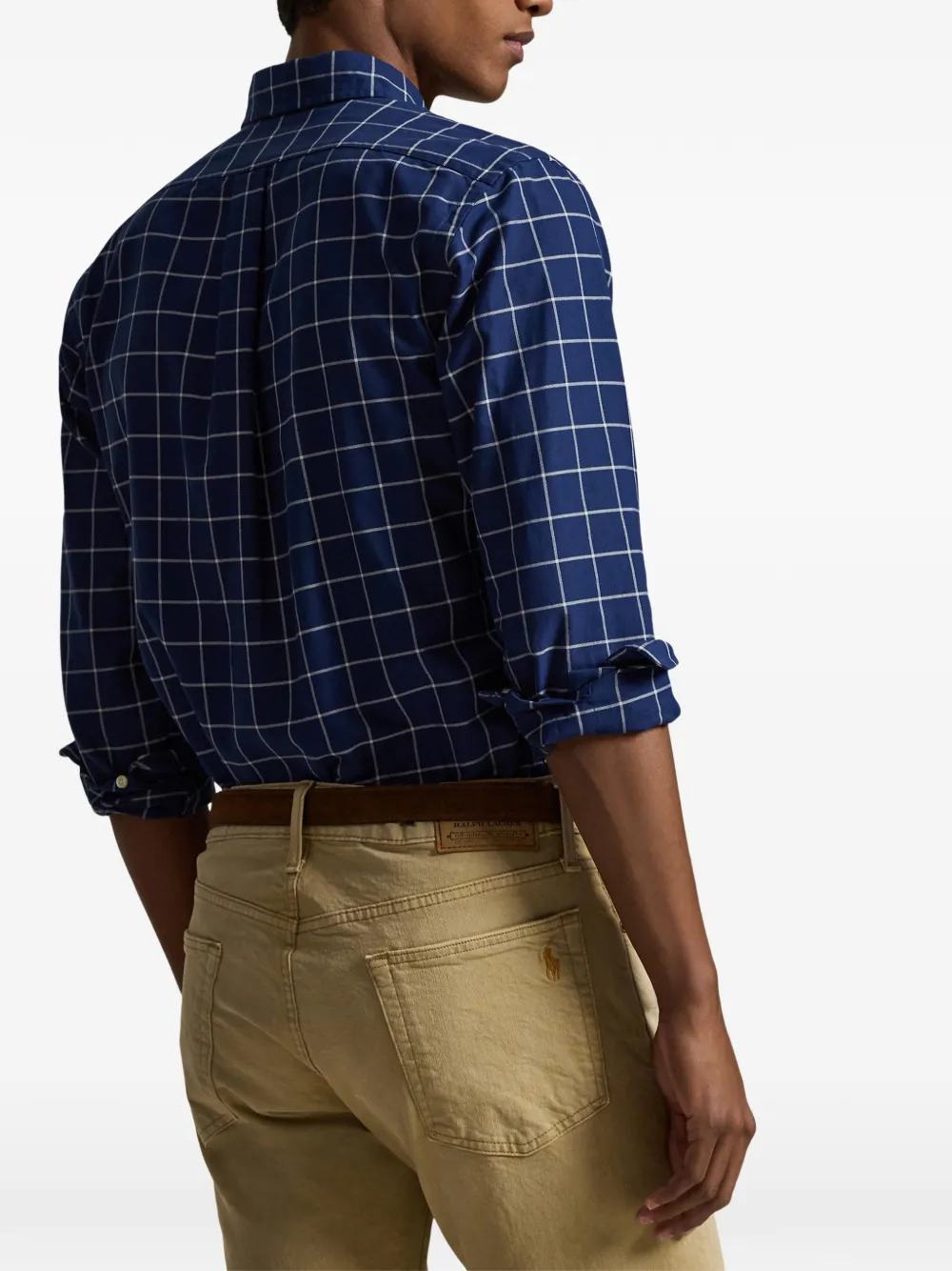 Polo Ralph Lauren Overhemd met geborduurd logo Blauw