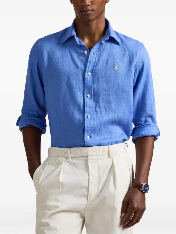 Polo Ralph Lauren ロングスリーブ シャツ | ブルー | FARFETCH JP