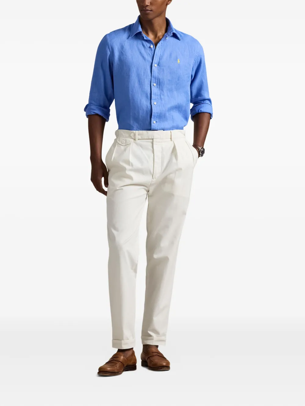 Polo Ralph Lauren Overhemd met lange mouwen Blauw