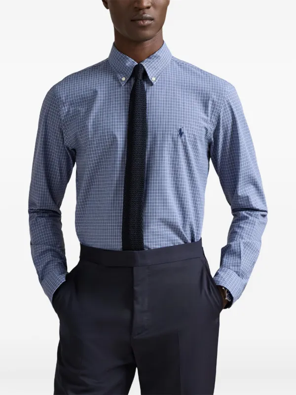 Polo Ralph Lauren long-sleeves Checked Shirt | Blue | FARFETCH