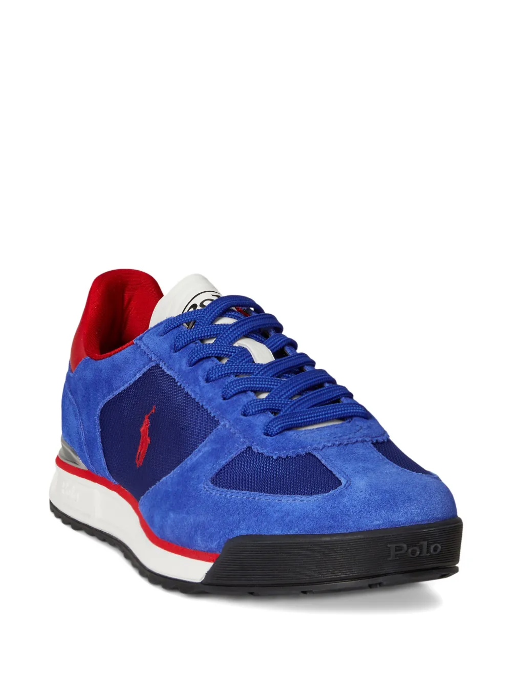 Polo Ralph Lauren Varick suède sneakers Blauw