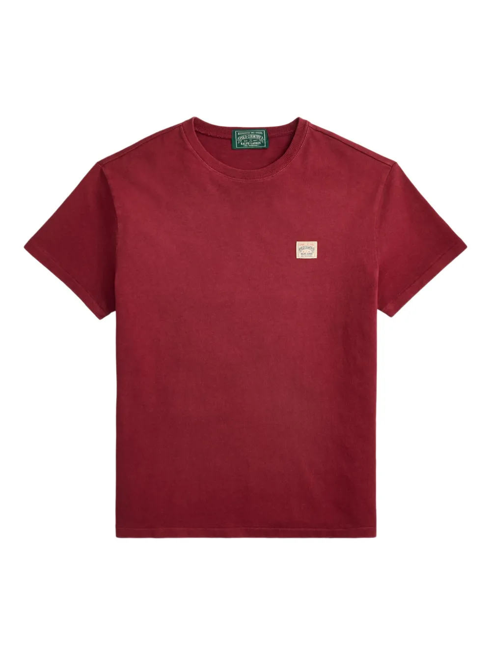 Polo Ralph Lauren Logo-detail Crew-neck T-shirt In Red