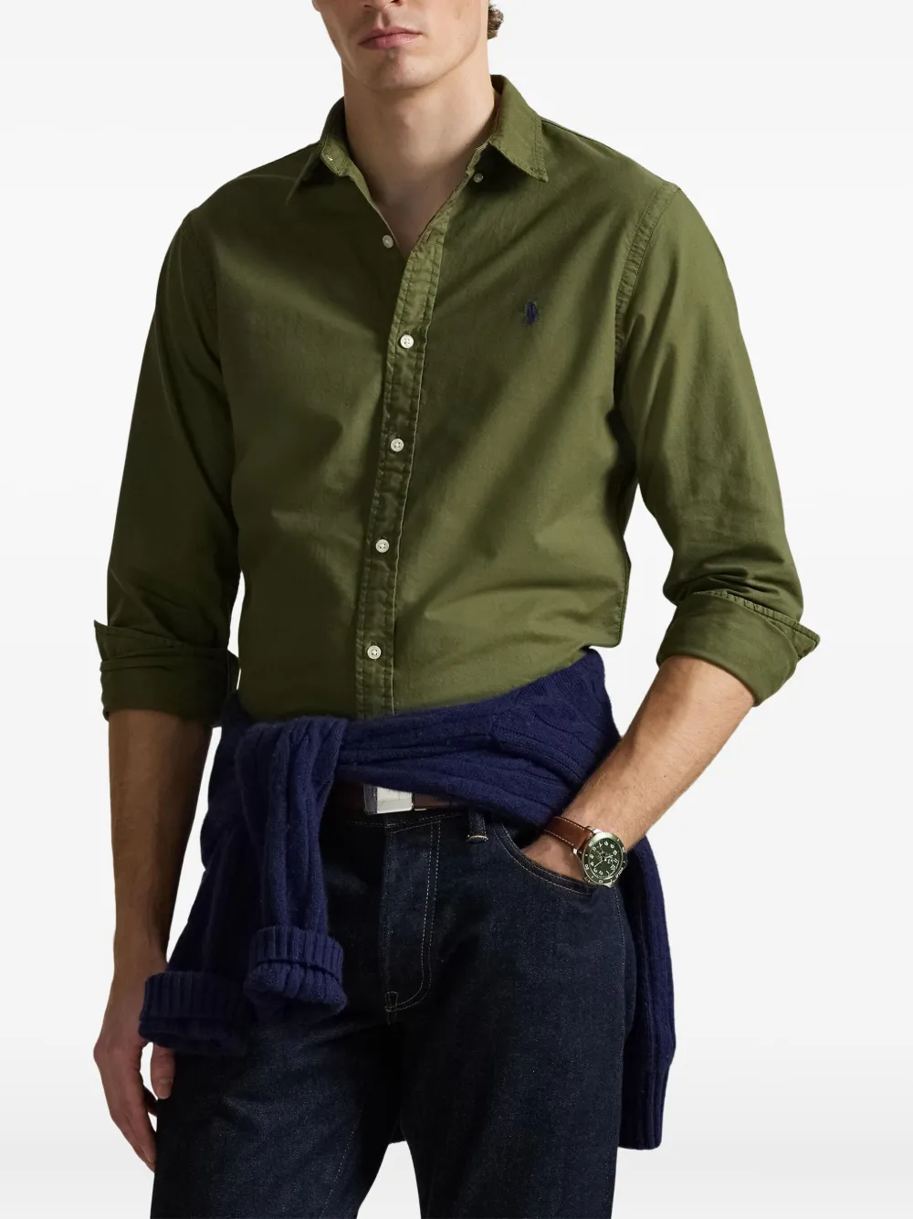 Polo Ralph Lauren Katoenen overhemd Groen