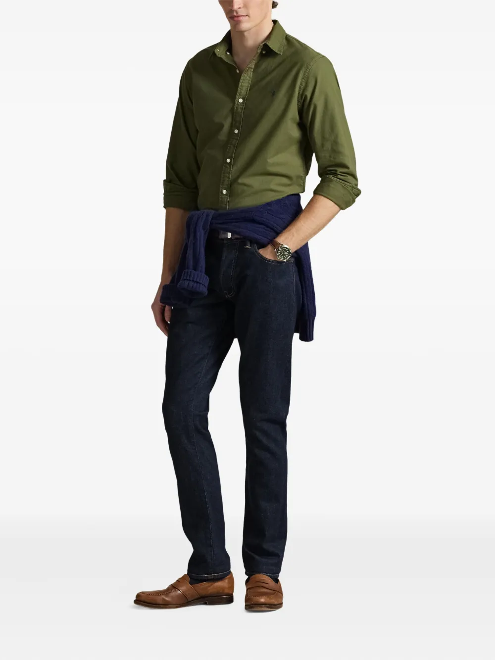 Polo Ralph Lauren Katoenen overhemd Groen