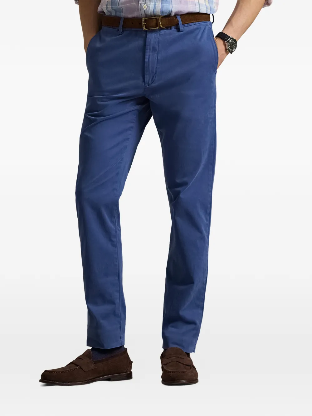 Polo Ralph Lauren Broek met knopen Blauw