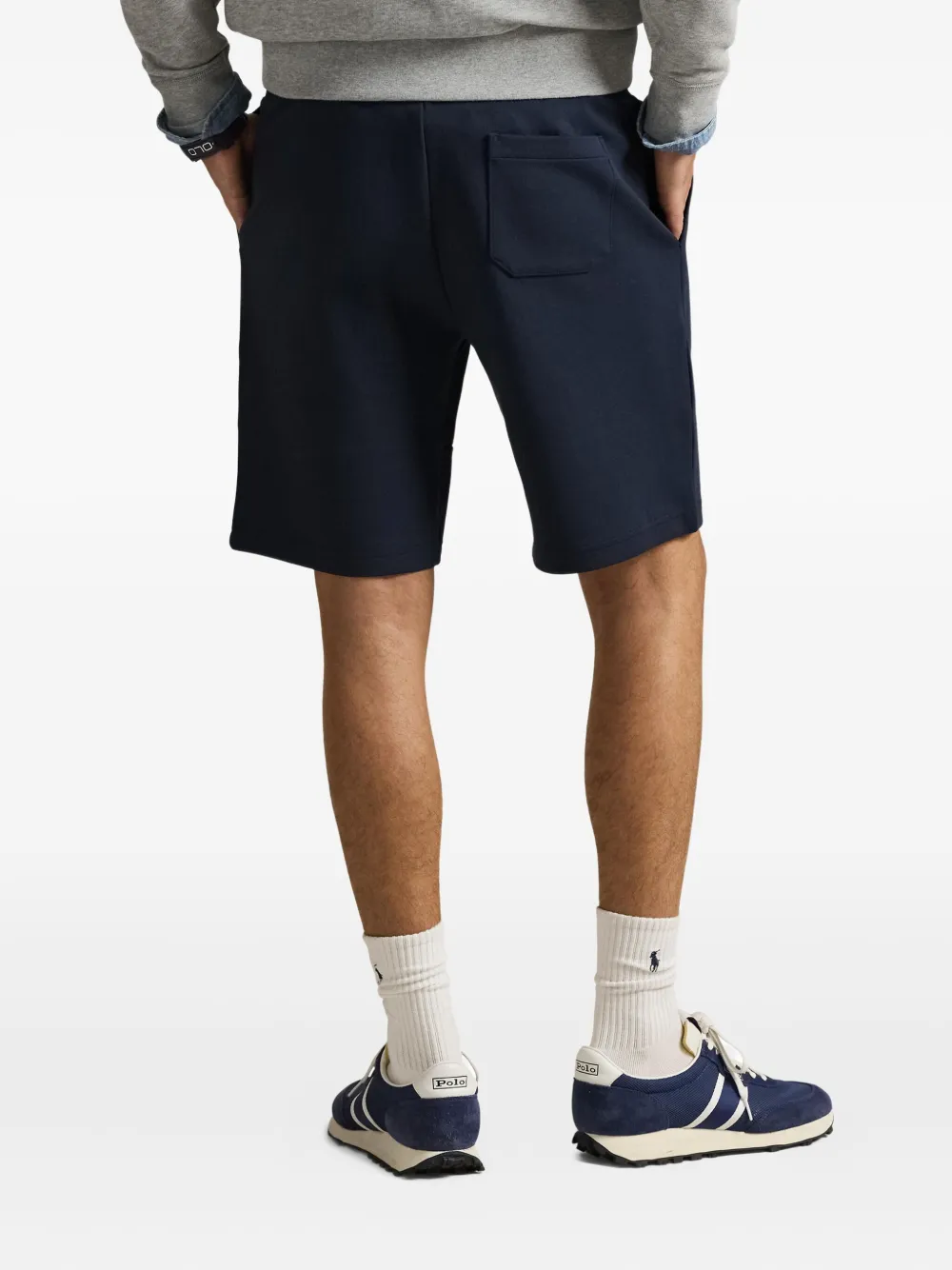 Polo Ralph Lauren Drawstring Logo-detail Shorts In Blue