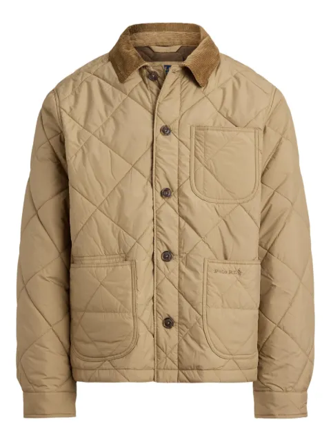 Polo Ralph Lauren quilted corduroy-trim jacket