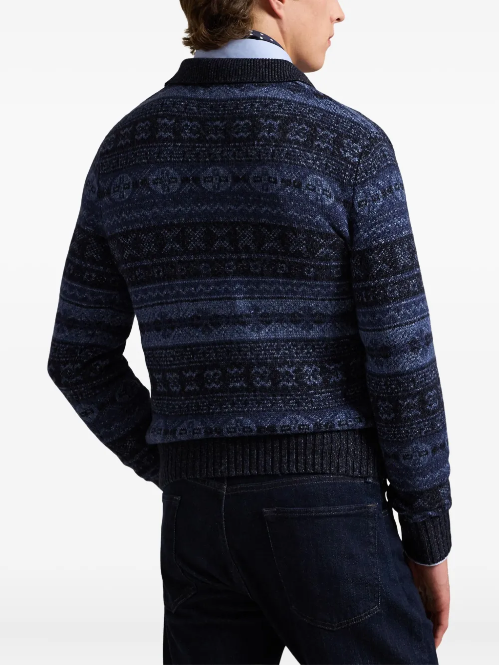 Polo Ralph Lauren Trui met kraag en lange mouwen Blauw