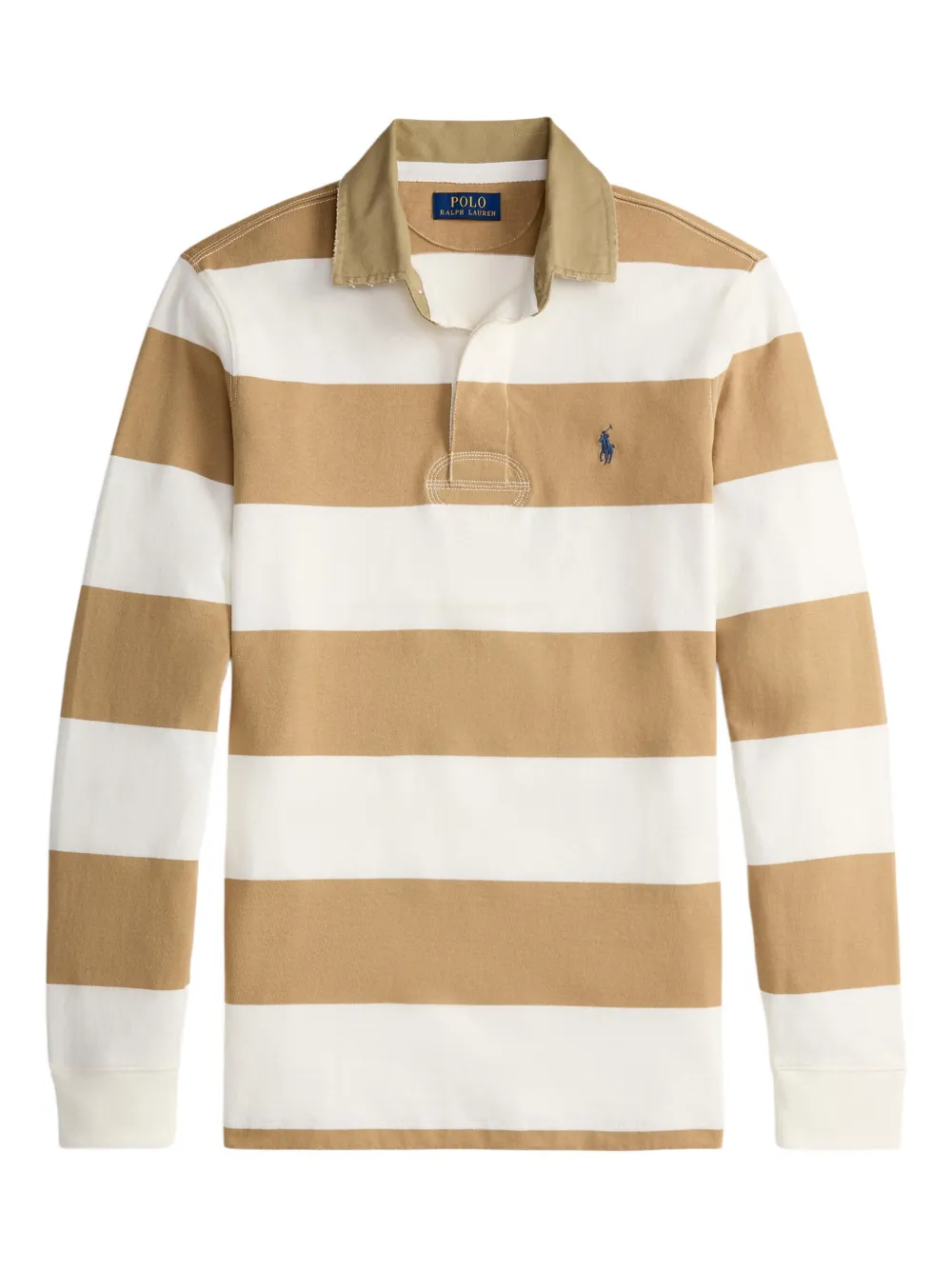 Polo Ralph Lauren Polo a righe stile rugby - Marrone