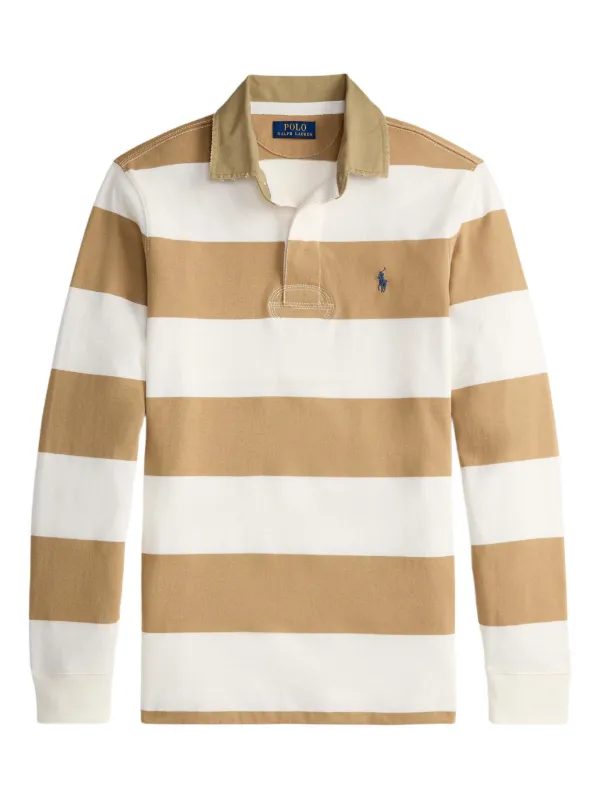 Polo Ralph Lauren Camisa Polo Listrada | Neutro | FARFETCH BR