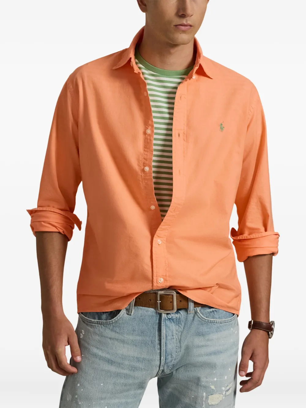 Polo Ralph Lauren Overhemd met lange mouwen Oranje