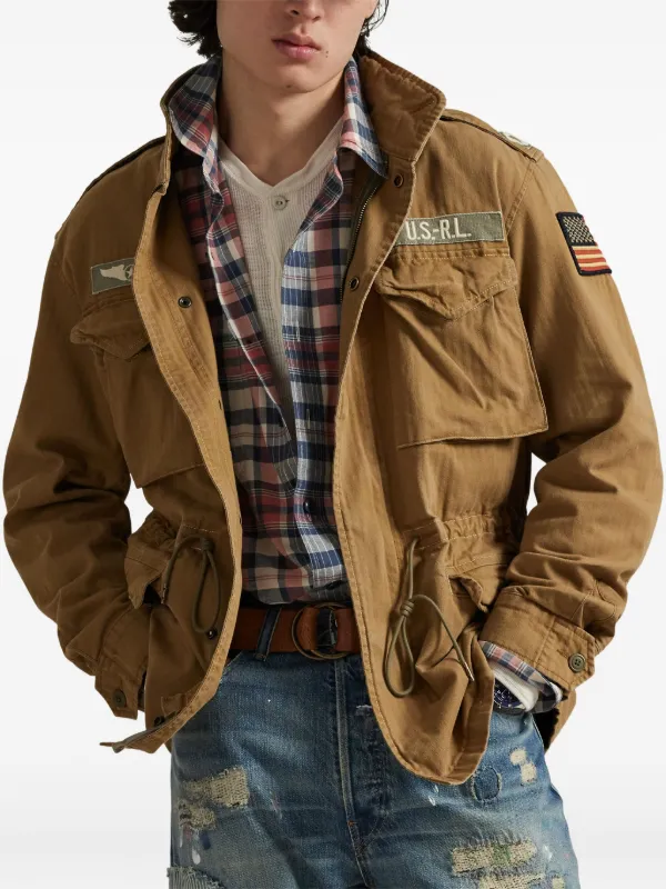 Polo Ralph Lauren Iconic multiple-pocket Jacket | Brown | FARFETCH JO