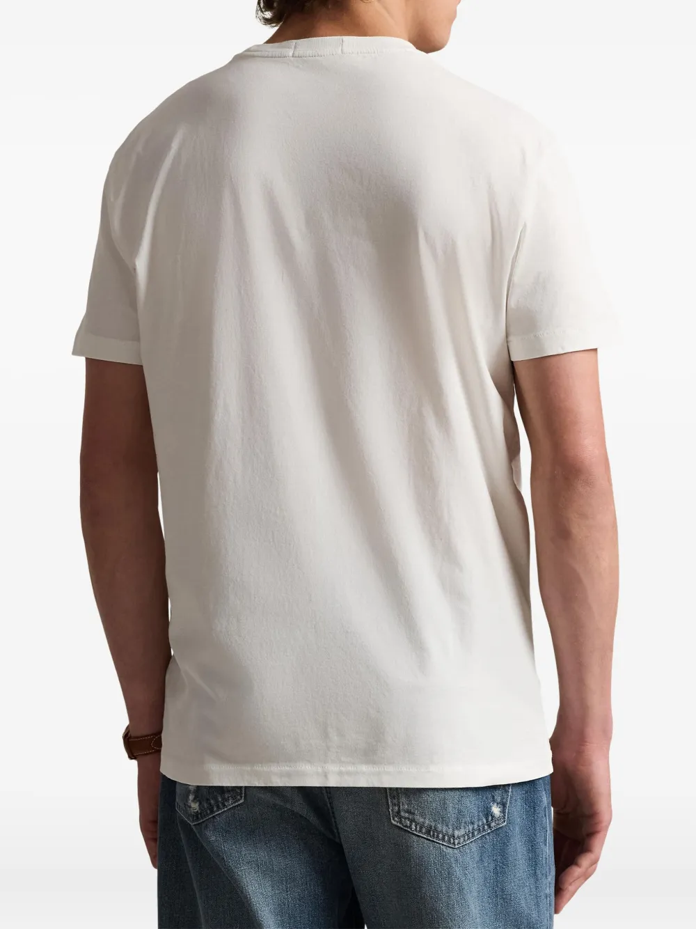 Polo Ralph Lauren Short-sleeved Graphic T-shirt In White