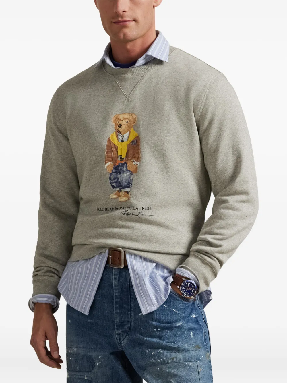 Polo Ralph Lauren Sweater met ronde hals Grijs
