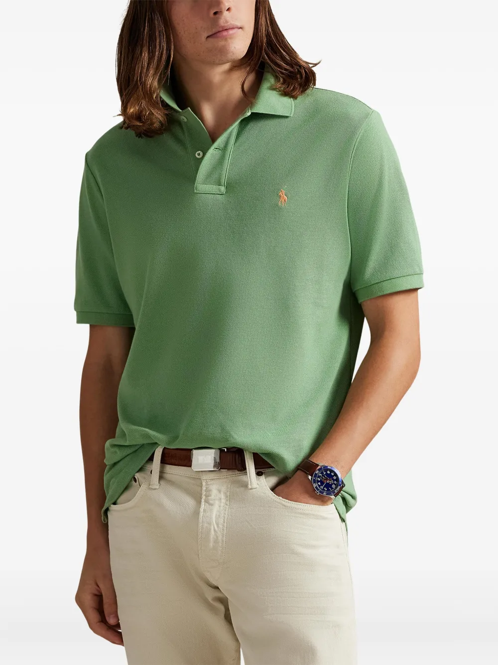 Polo Ralph Lauren Short-sleeve Polo Shirt In Green