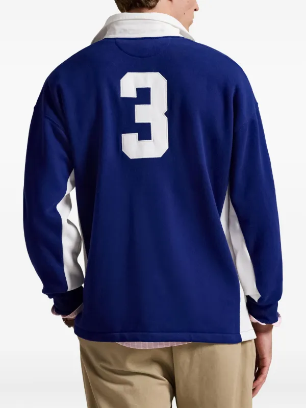 Polo Ralph Lauren long-sleeve Rugby Polo Shirt | Blue | FARFETCH CA