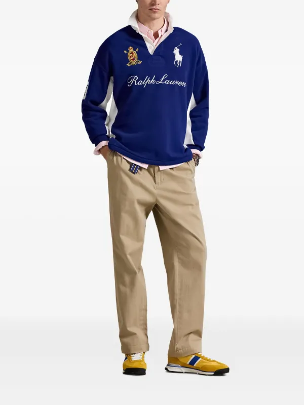 Polo Ralph Lauren ロングスリーブ ラガーシャツ | ブルー | FARFETCH JP
