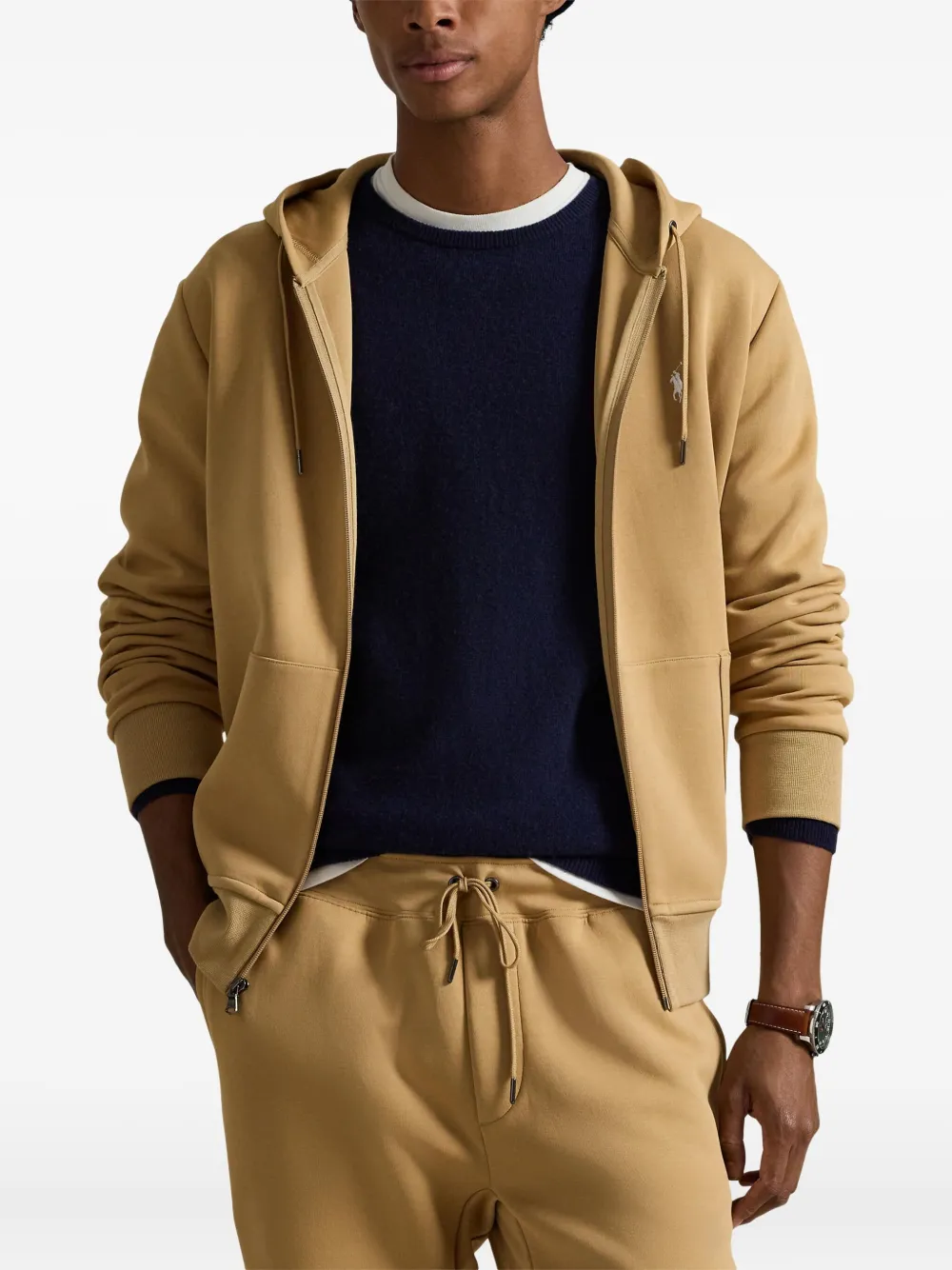 Polo Ralph Lauren Hoodie met rits Beige
