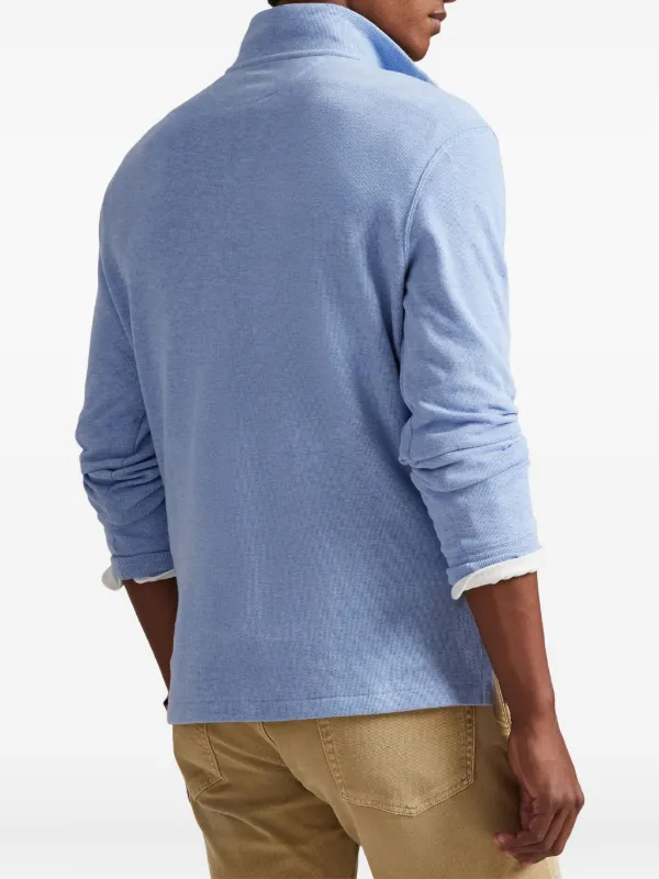 Polo Ralph Lauren ハーフジップ スウェットシャツ | ブルー | FARFETCH JP